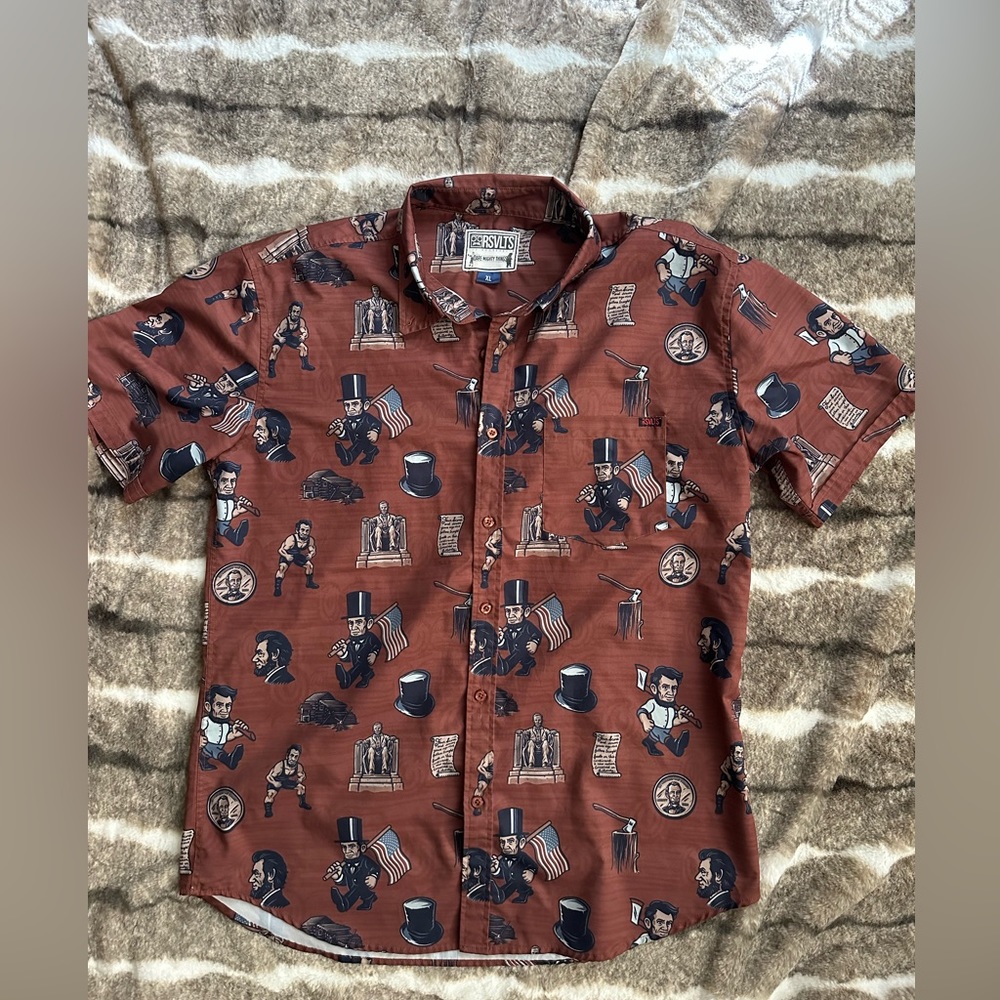 RSVLTS Abe Lincoln Button Down excellent used condition